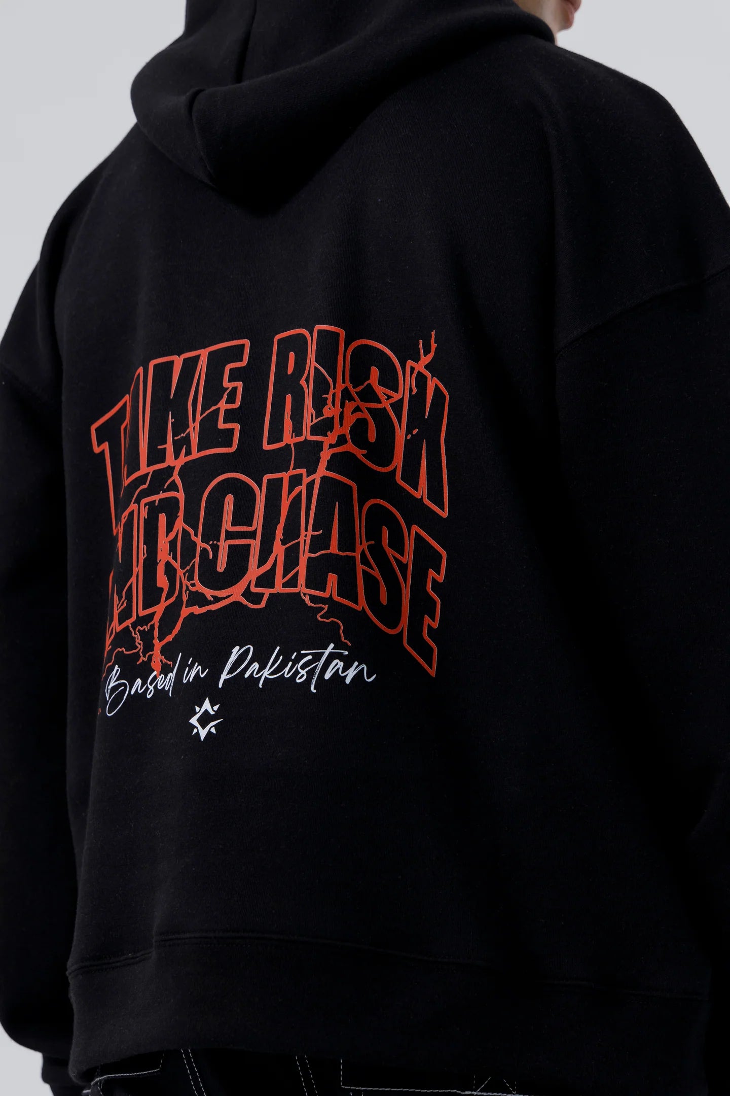 Shop the Fearless Chase Hoodie at WardrobeX. Premium quality, warm, and stylish streetwear for winter in Pakistan. Perfect fit & fast nationwide delivery.