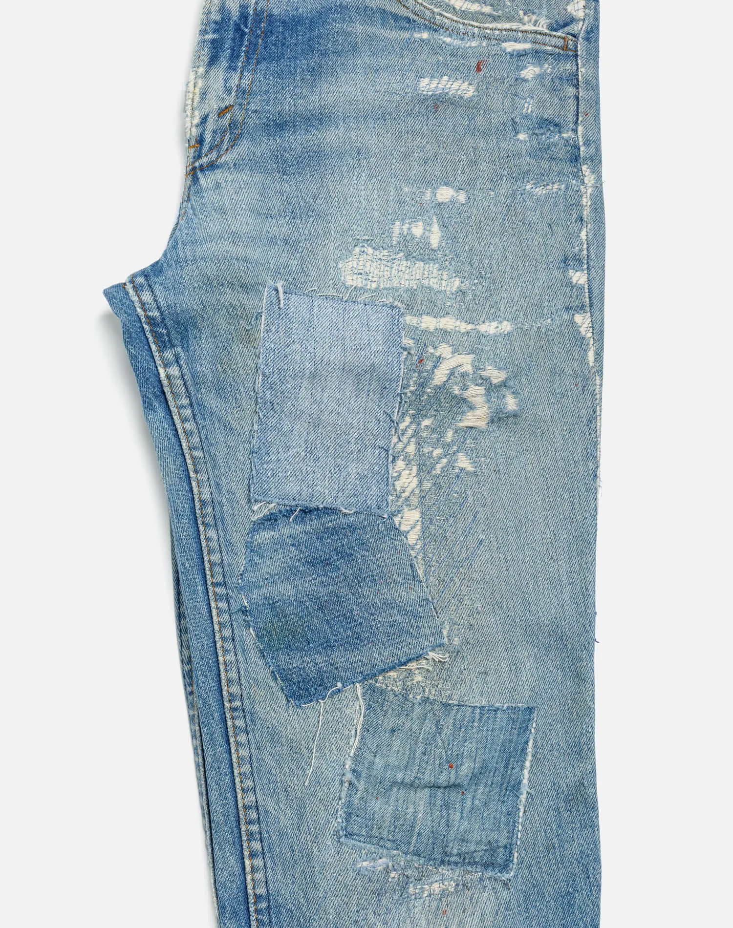 70s Repaired Distressed Levi's 517