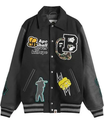 A Bathing Ape Men's BAPE Varsity Jacket