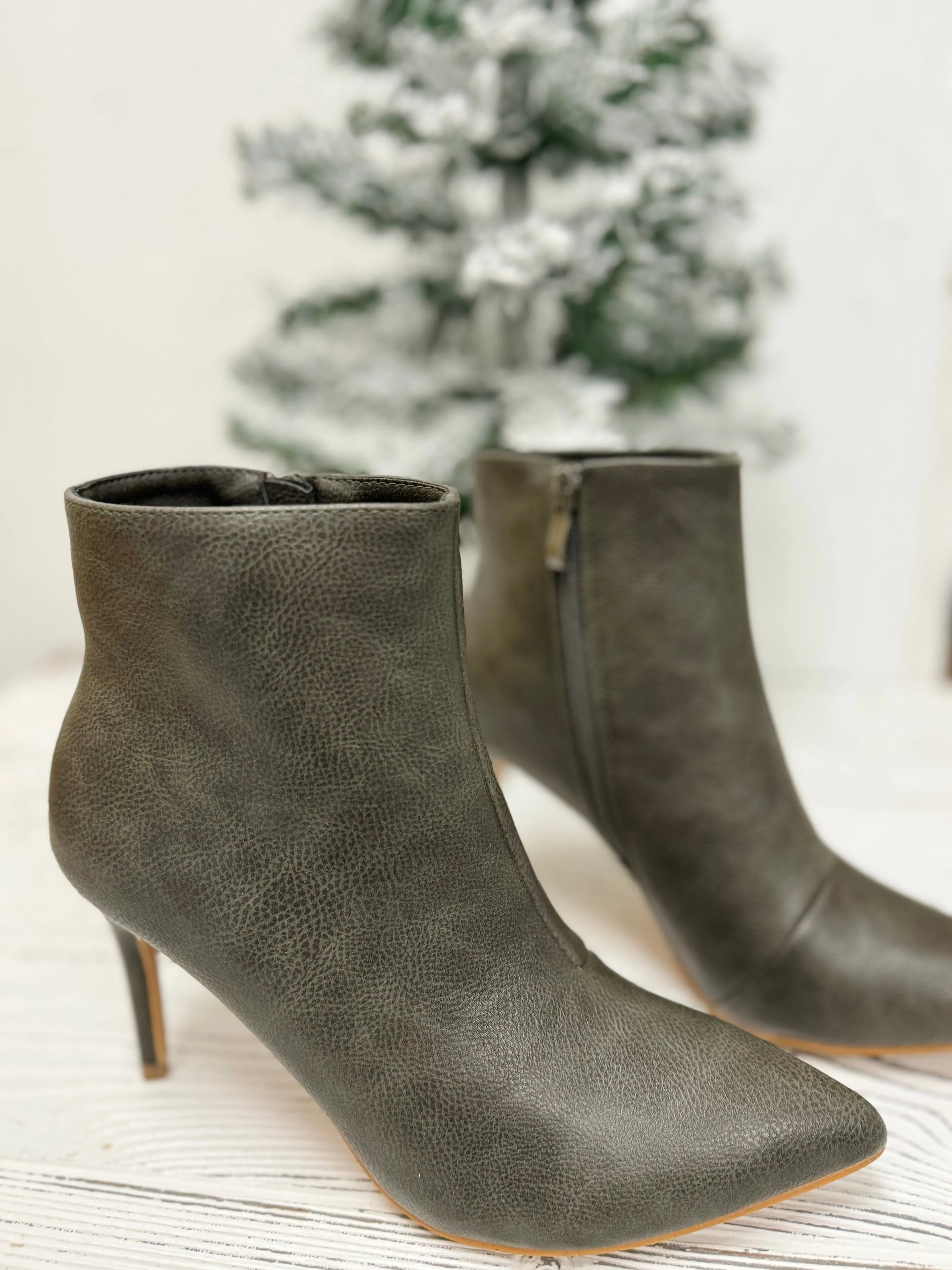 A Step Ahead Stiletto Booties