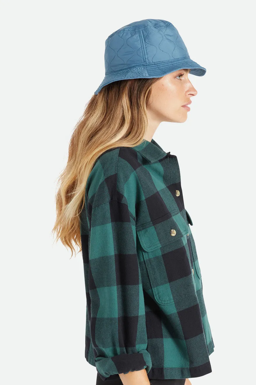 Abraham Reversible Bucket Hat - Indie Teal