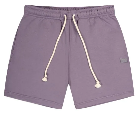 Acne Studios Forge Face Drawstring Sweat Shorts Faded Purple