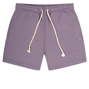 Acne Studios Forge Face Drawstring Sweat Shorts Faded Purple