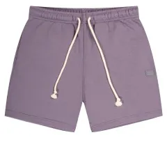 Acne Studios Forge Face Drawstring Sweat Shorts Faded Purple