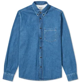 Acne Studios Sarkis Denim ShirtMid Blue