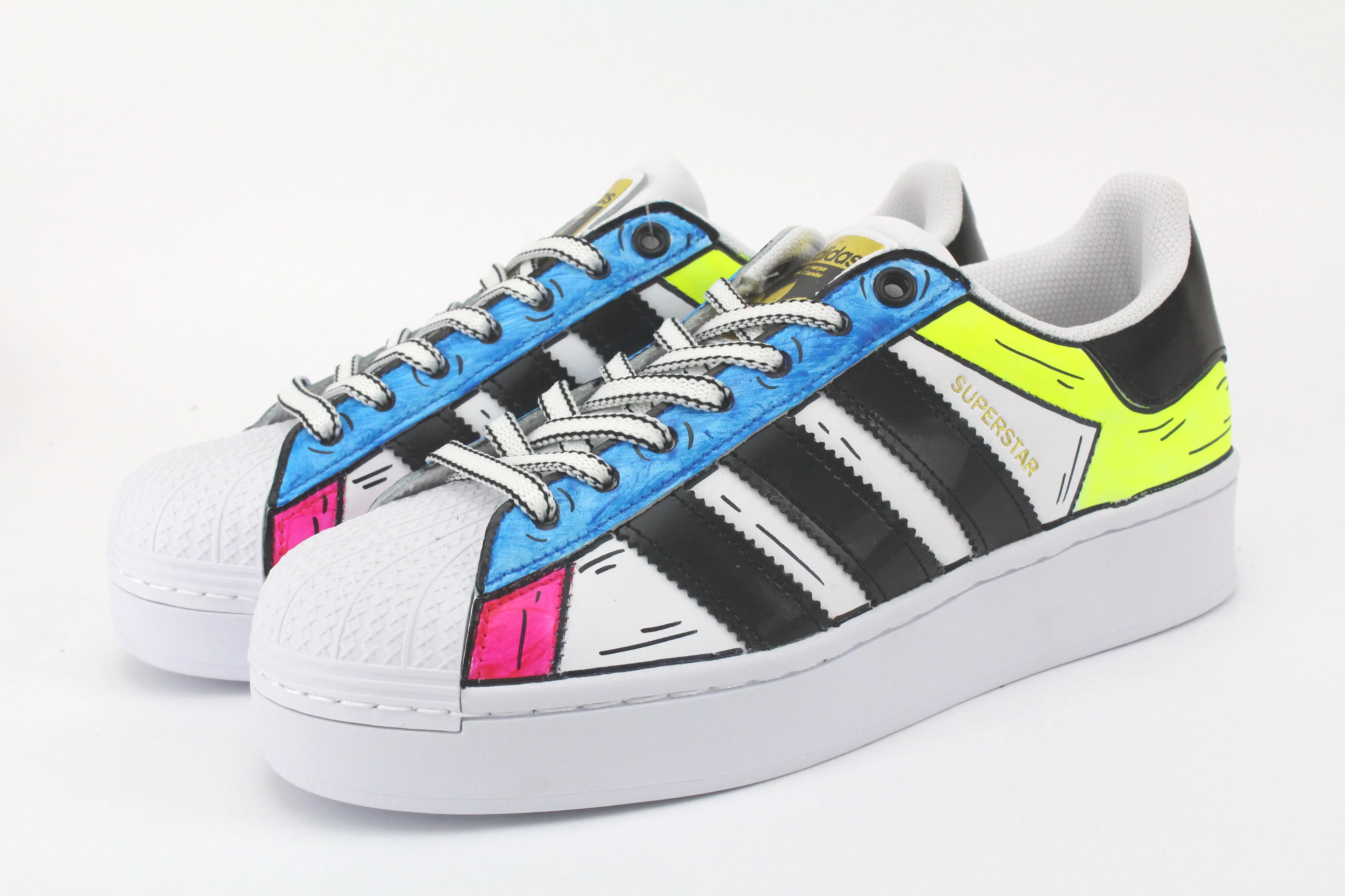 Adidas Superstar Bold Cartoon Fluo