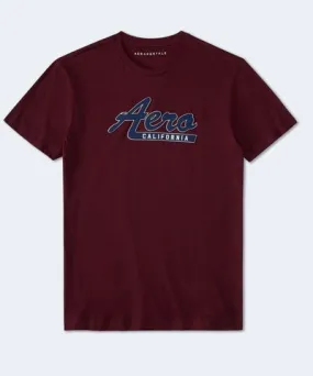 Aeropostale California Script Appliqué Graphic Tee