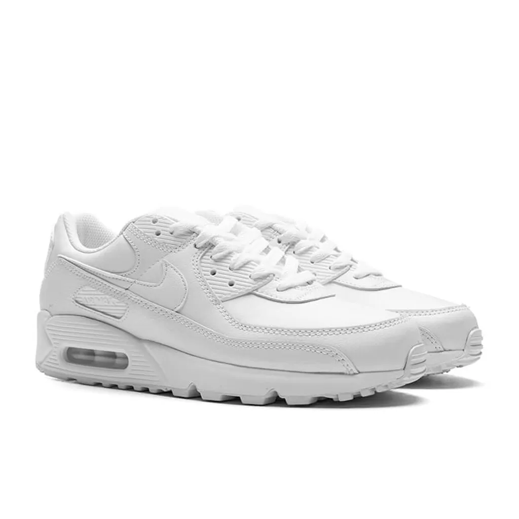 Air Max 90 LTR (GS) - White/Metallic Silver