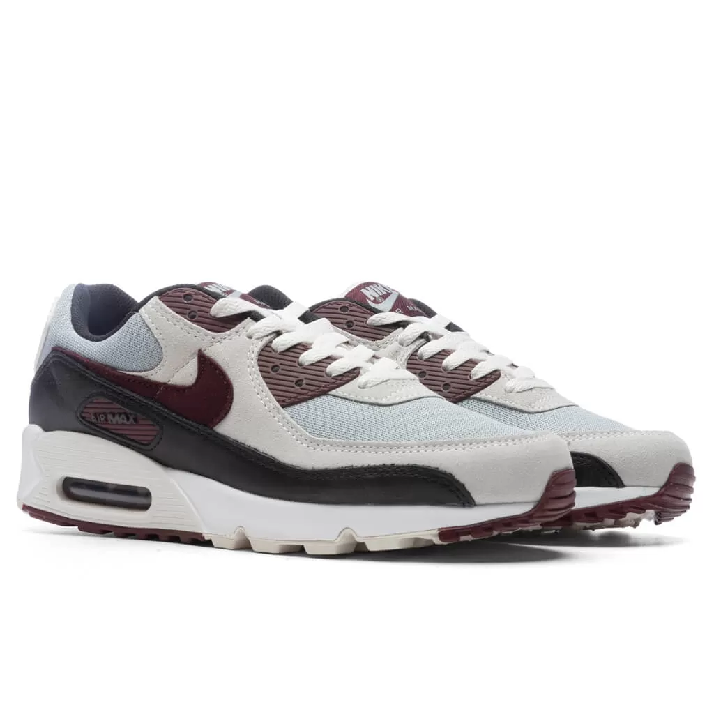 Air Max 90 - Wolf Grey/Burgundy Crush/Phantom