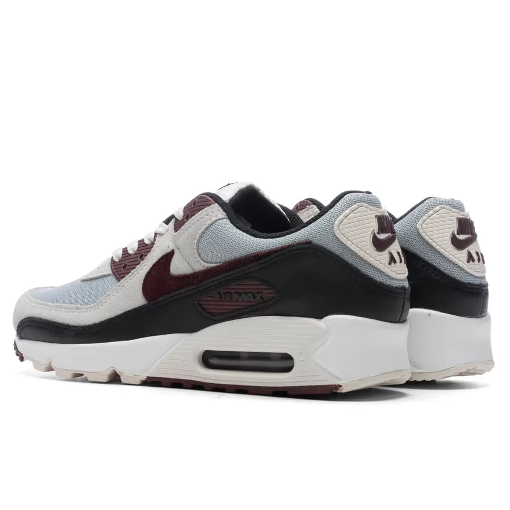 Air Max 90 - Wolf Grey/Burgundy Crush/Phantom