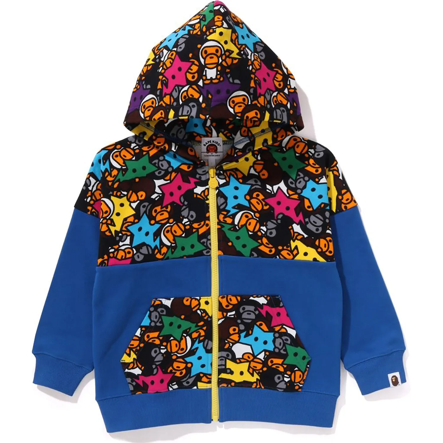 ALL BABY MILO STA COLOR BLOCK ZIP HOODIE KIDS