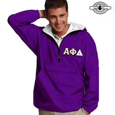 Alpha Phi Delta Pullover Jacket - Charles River 9905 - TWILL