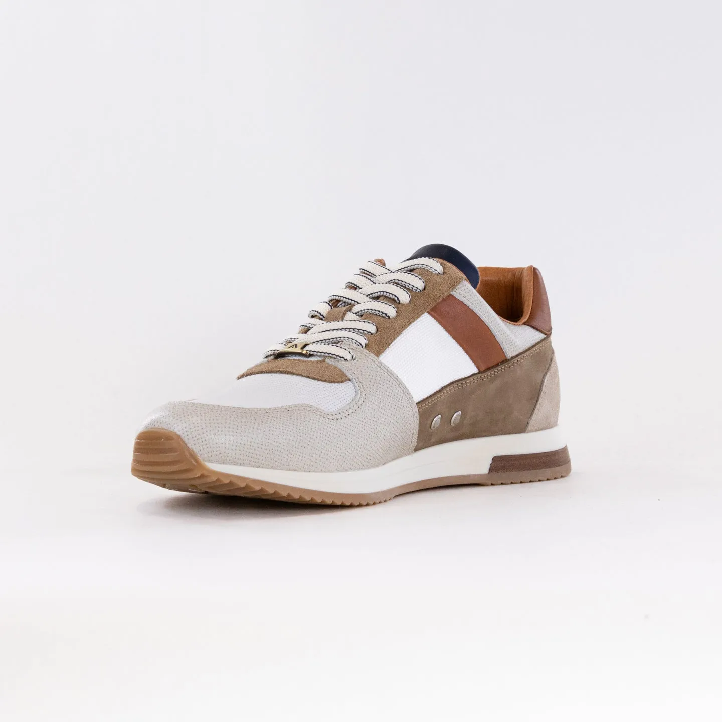 Ambitious Slow Line Sneaker (Men's) - Leather/Textile Grey/Camel