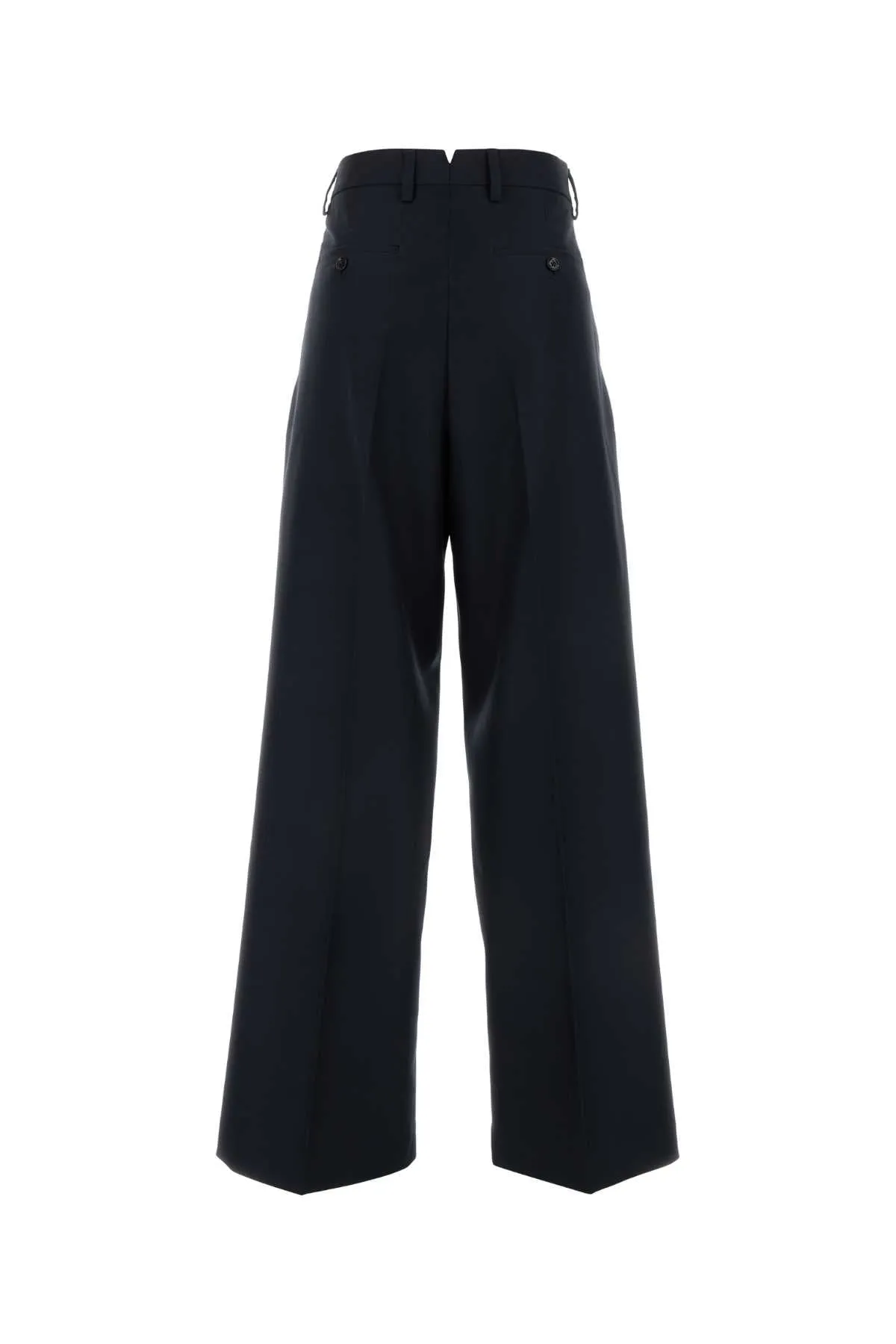 Ami Midnight Blue Wool Pant