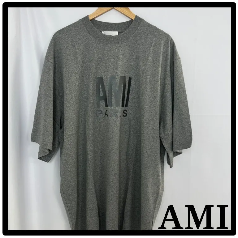 AMI PARIS  |Street Style Logo Designers T-Shirts