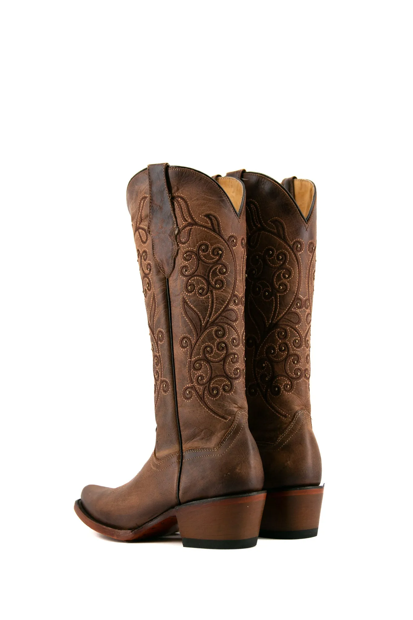 Andrea Snip Toe Midi Cowgirl Boot