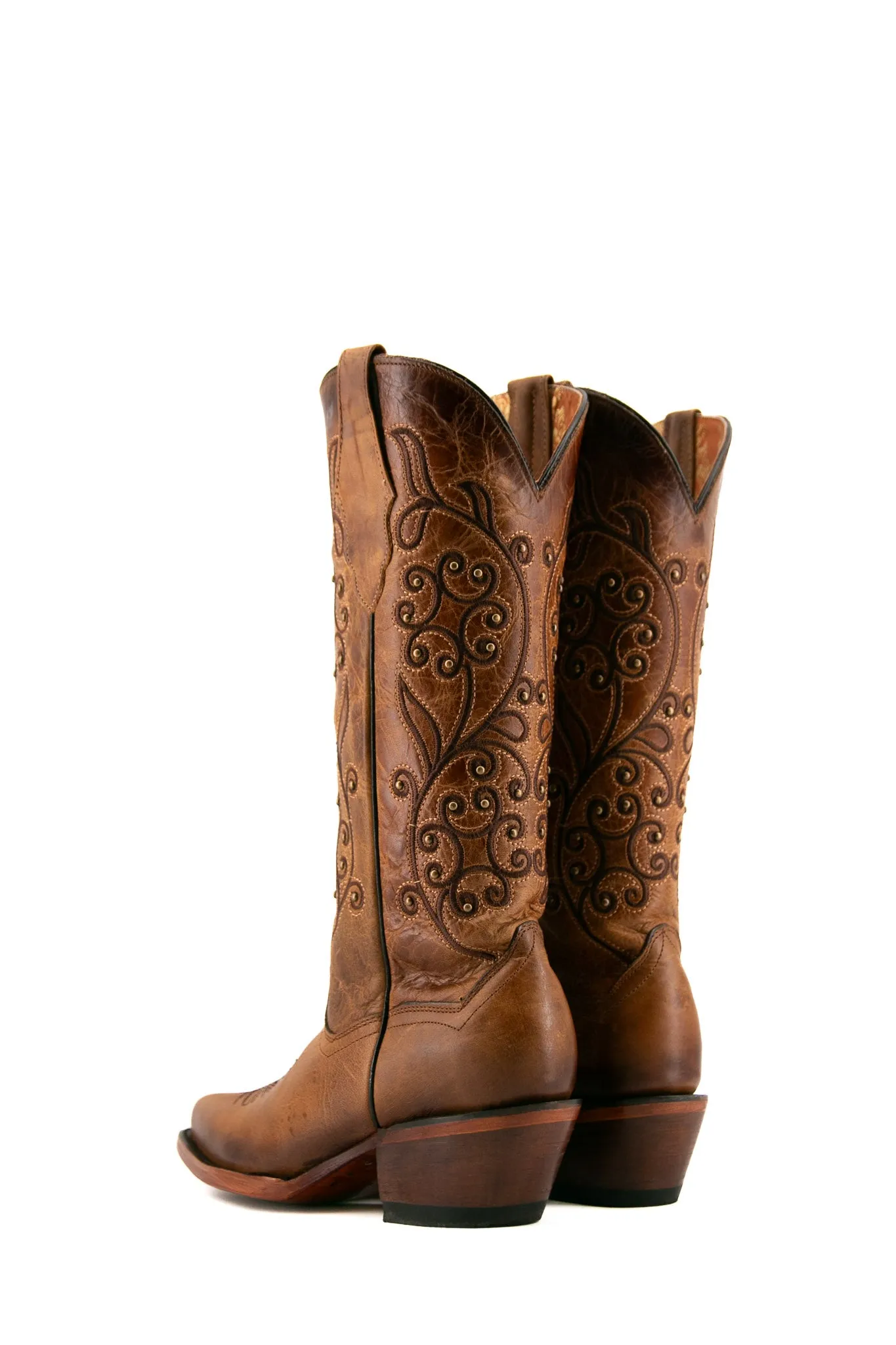 Andrea Snip Toe Midi Cowgirl Boot