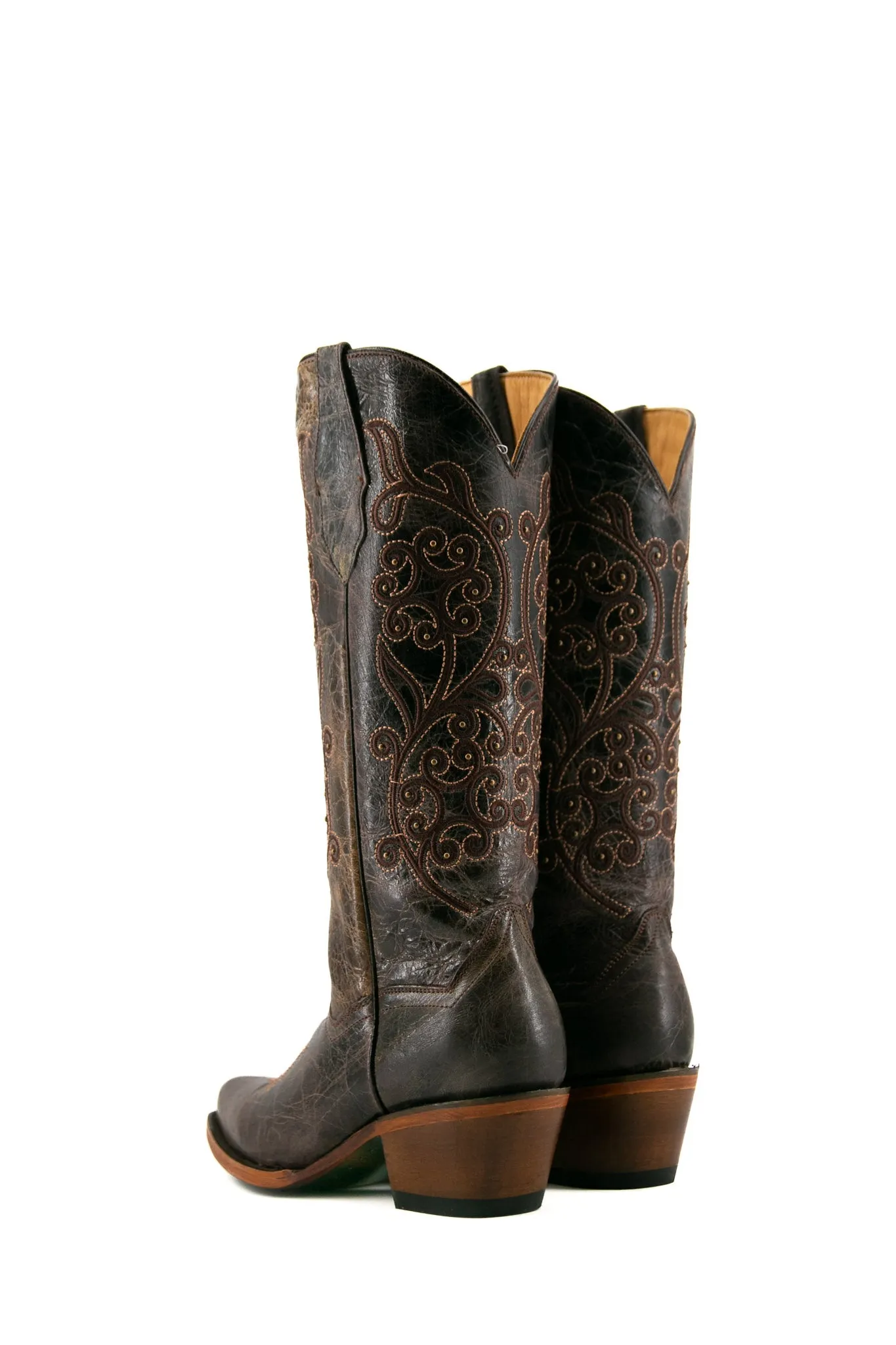 Andrea Snip Toe Midi Cowgirl Boot