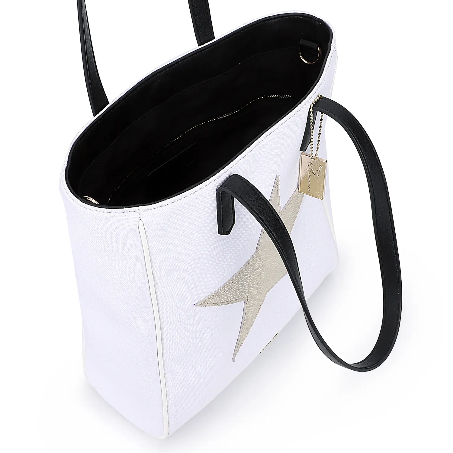 ANGELICA BAG - WHITE PEBBLED