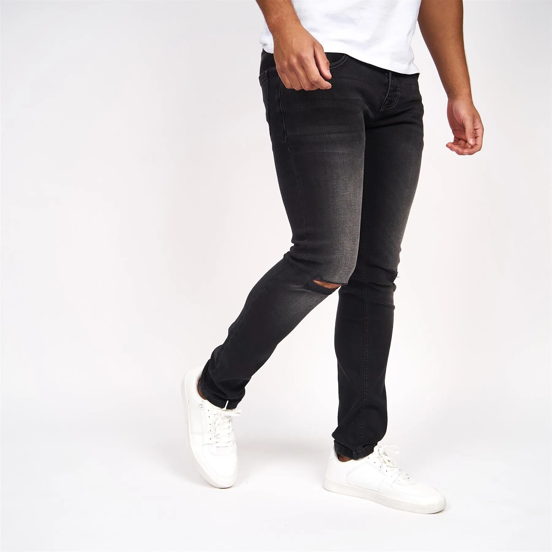 Ape Embossed Jeans  Black Wash