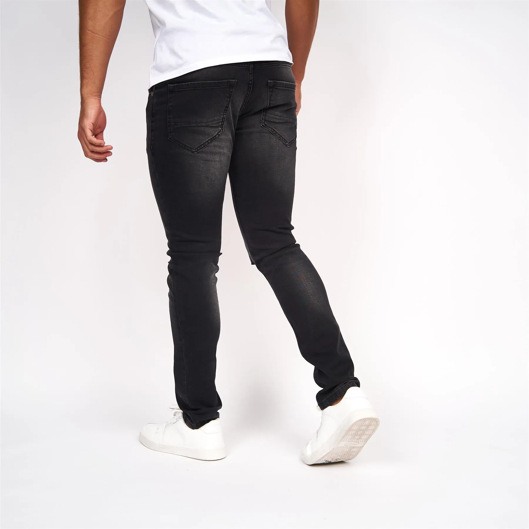 Ape Embossed Jeans  Black Wash