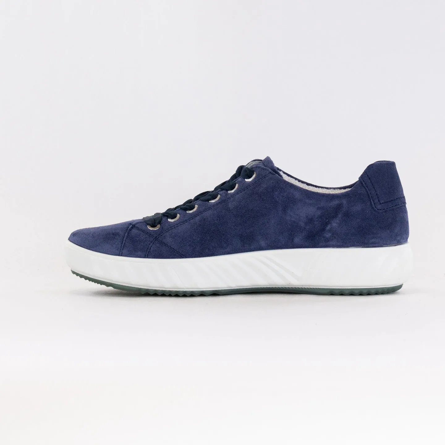 Ara Alexandria Lace Up Sneaker (Women's) - Indigo Suede