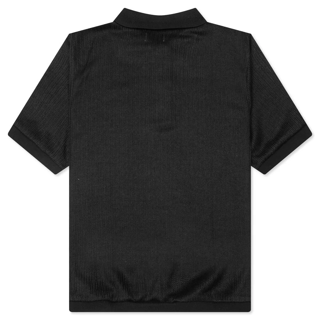 B-Summer Knit Polo Shirt - Black