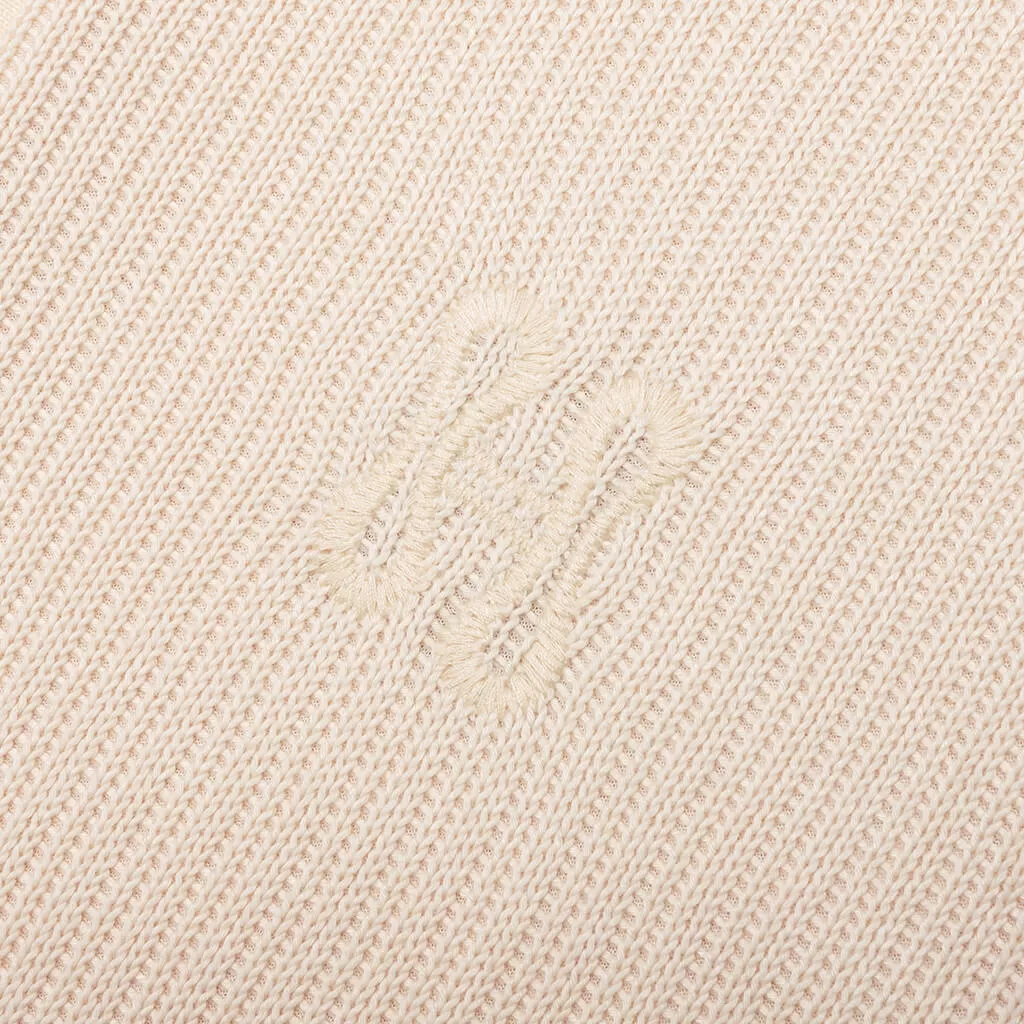 B-Summer Knit Polo Shirt - Bone