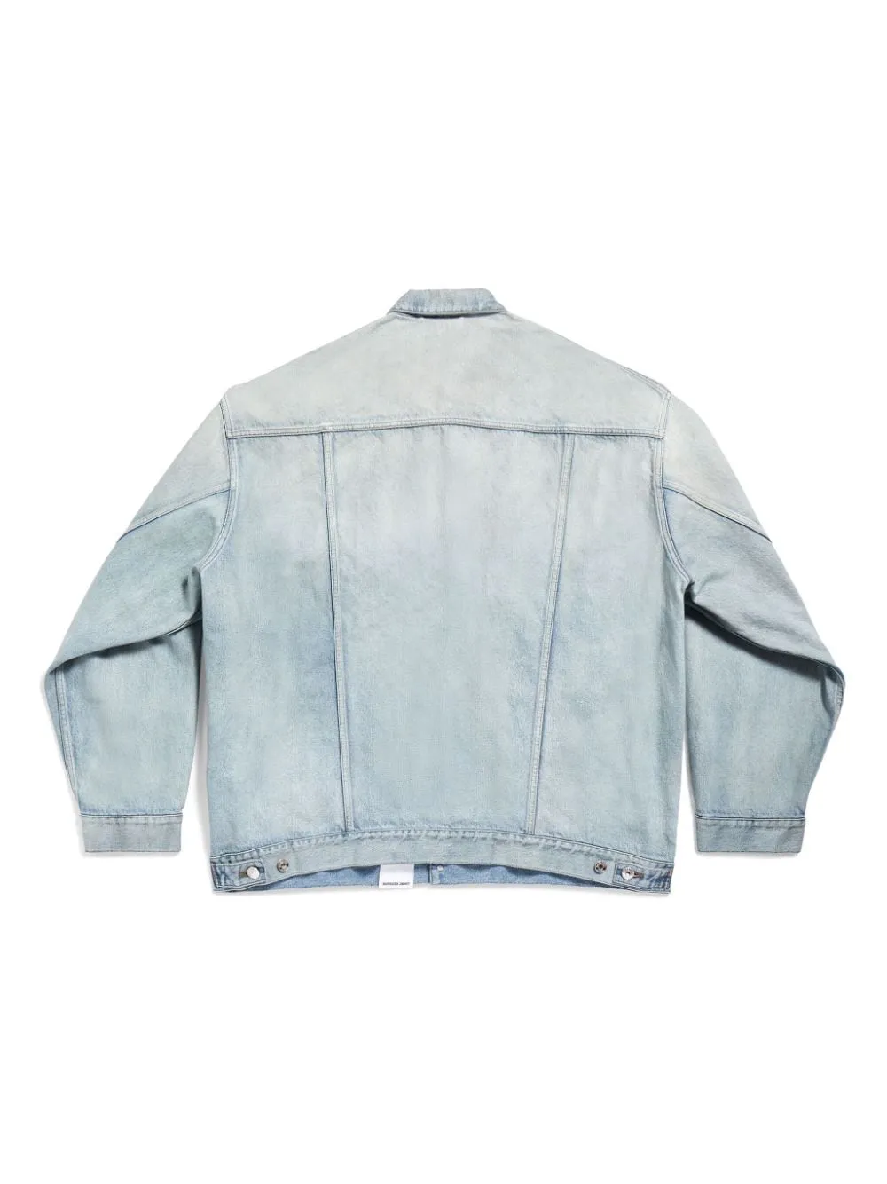 Balenciaga - Veste denim size sticker