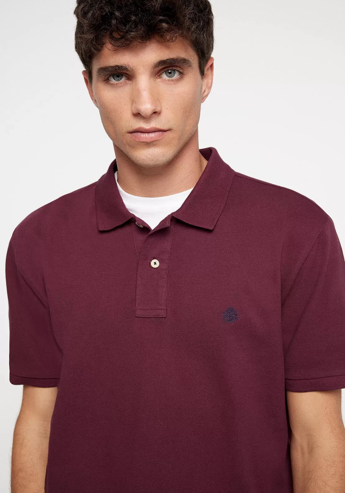 Basic piqué polo shirt