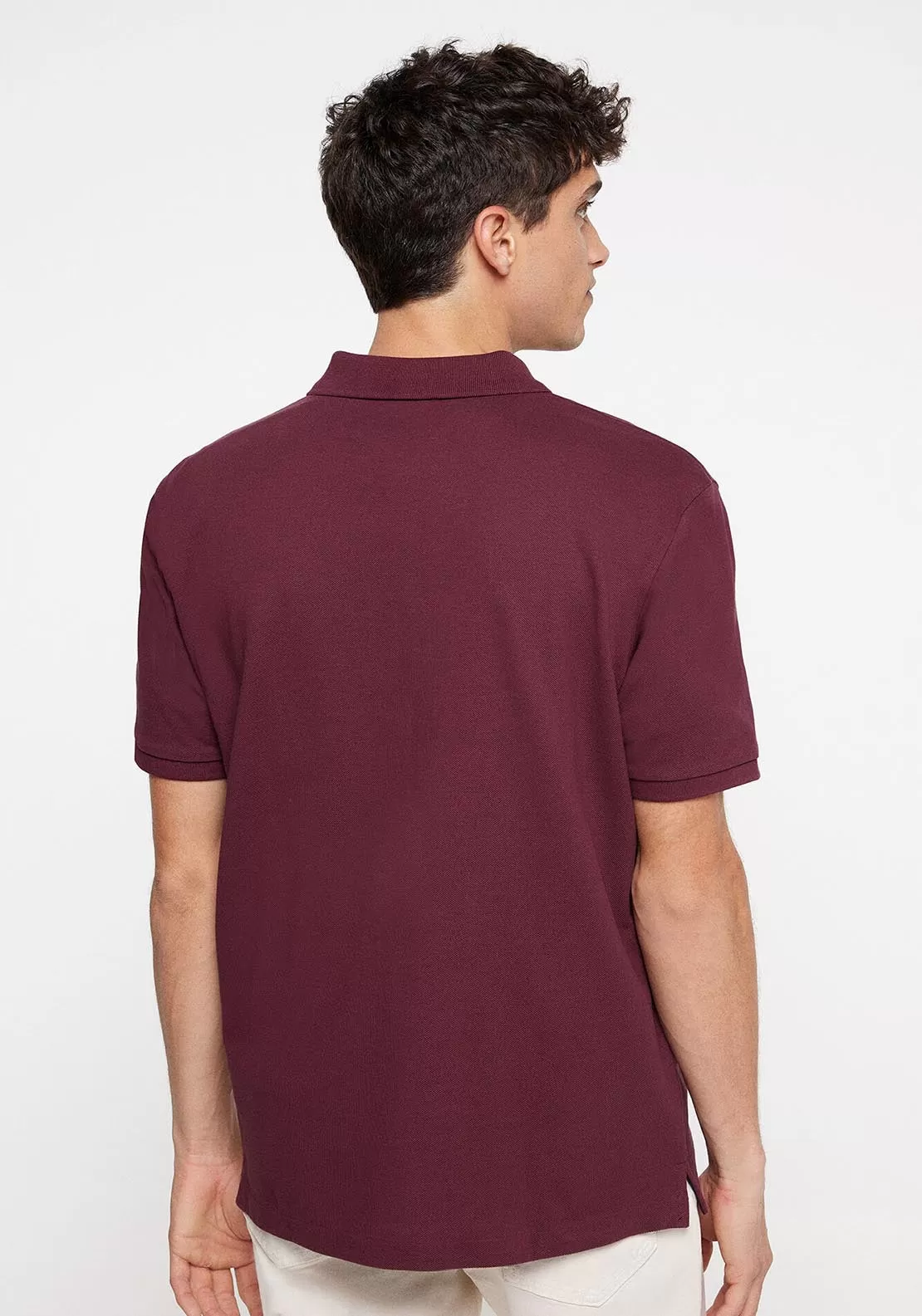 Basic piqué polo shirt