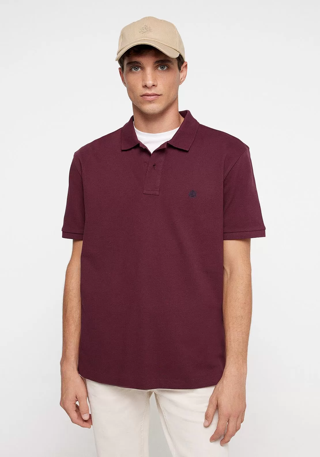 Basic piqué polo shirt