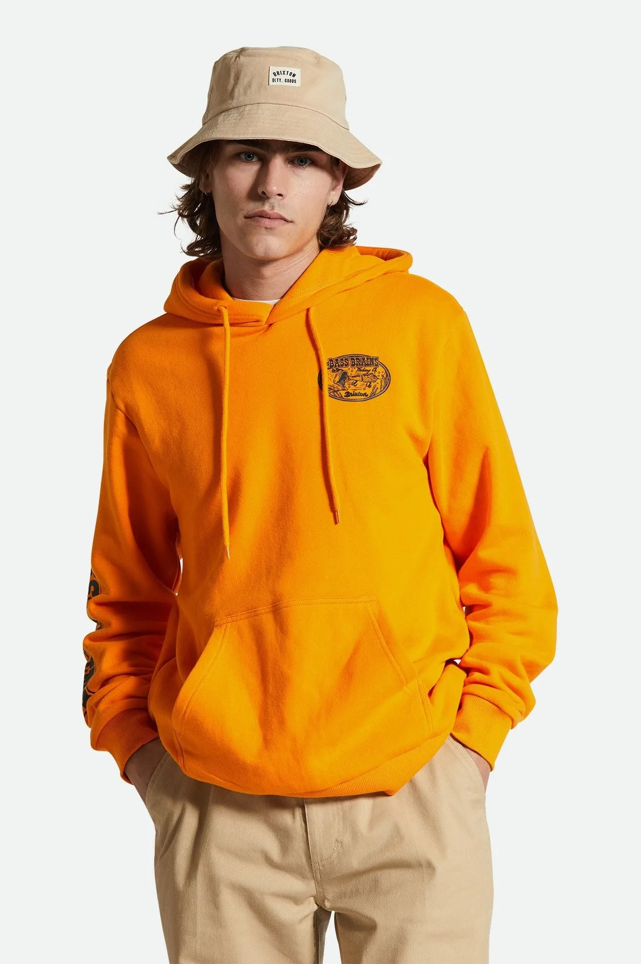 Bass Brains Swim Hood - Orange