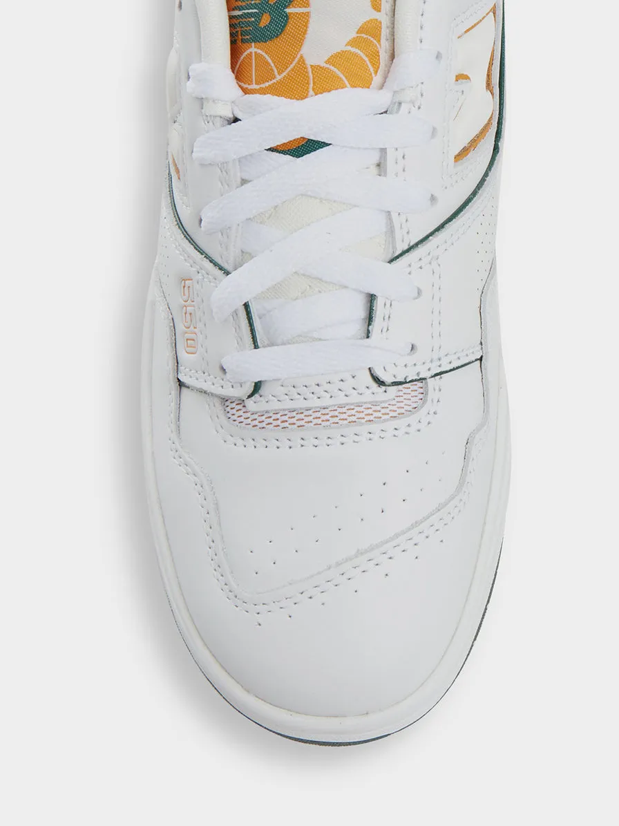 BB550PWC, White / Nightwatch Green