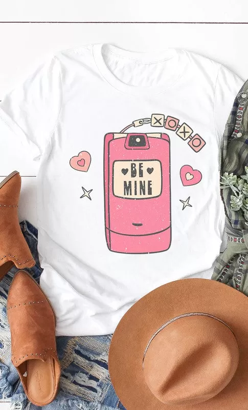 Be Mine Phone Graphic Tee