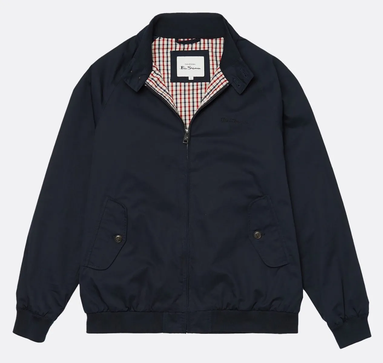 Ben Sherman Signature Casual Harrington Jacket Dark Navy