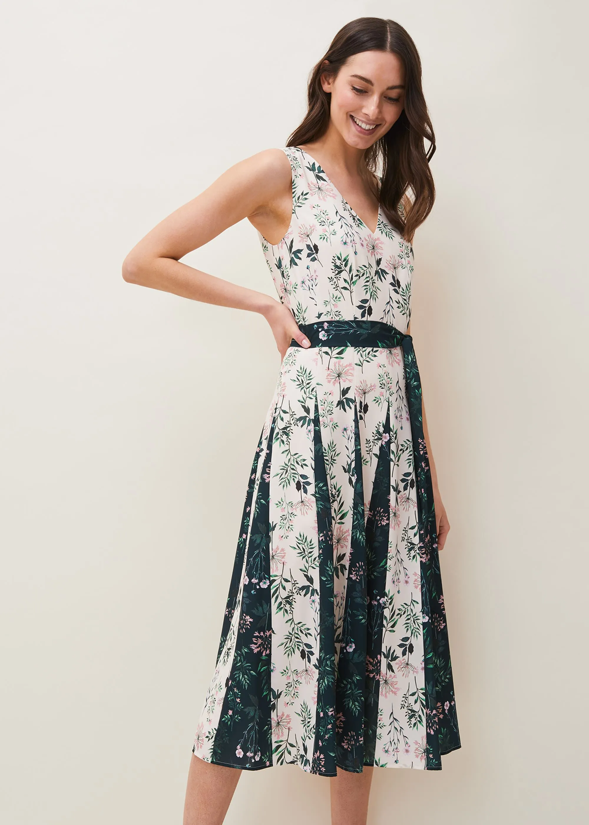 Bernita Floral Fit And Flare Dress