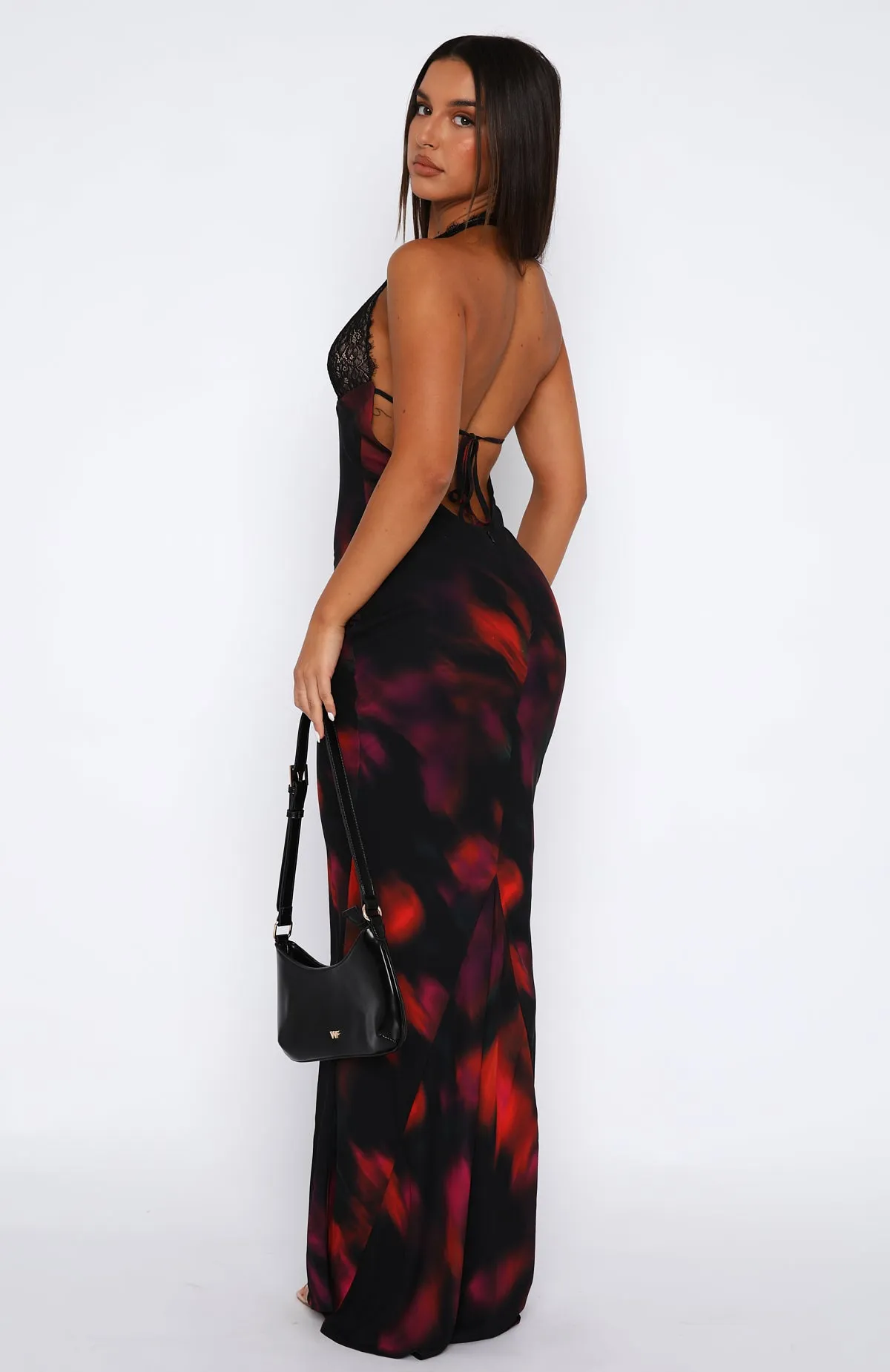 Beyond The Stars Maxi Dress Sangria Floral