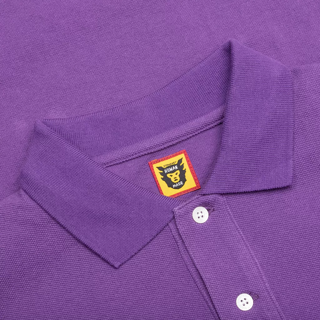 Big Polo Shirt - Purple