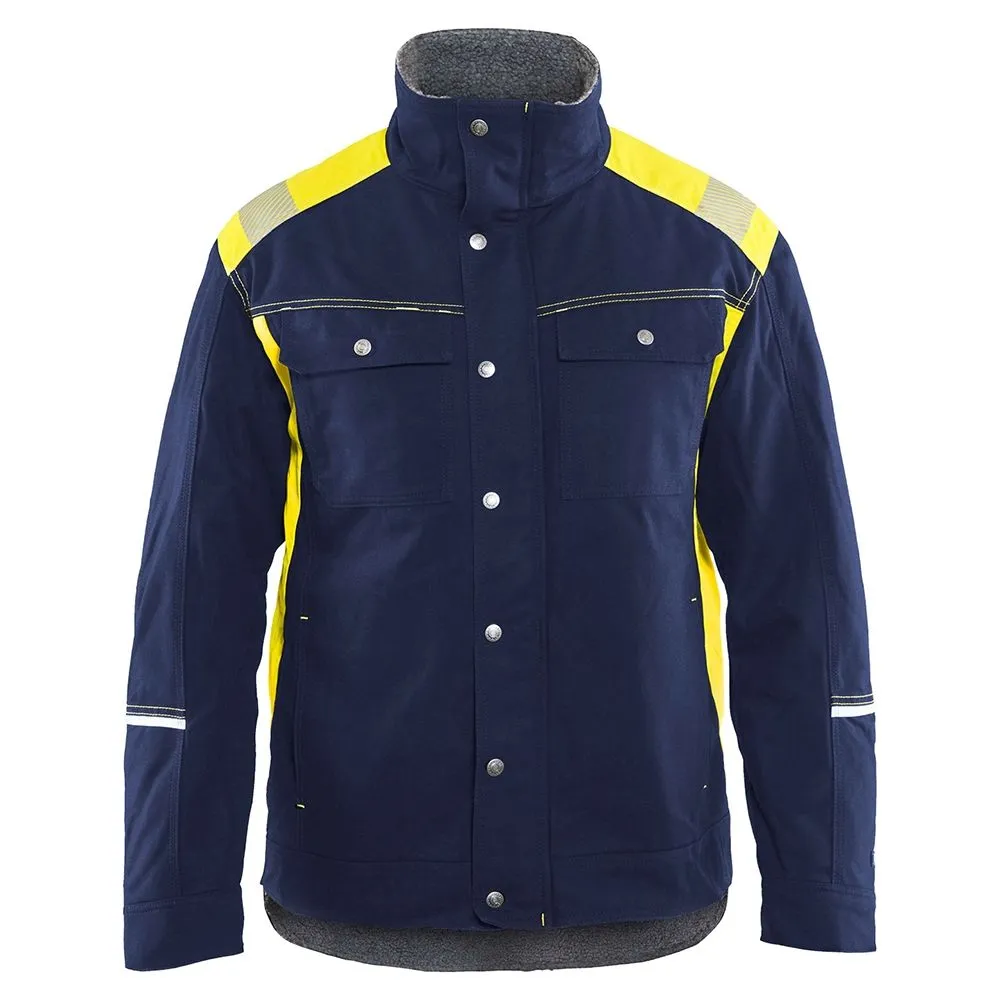 Blåkläder 4915-1370 Winter Jacket - Navy/High Vis Yellow