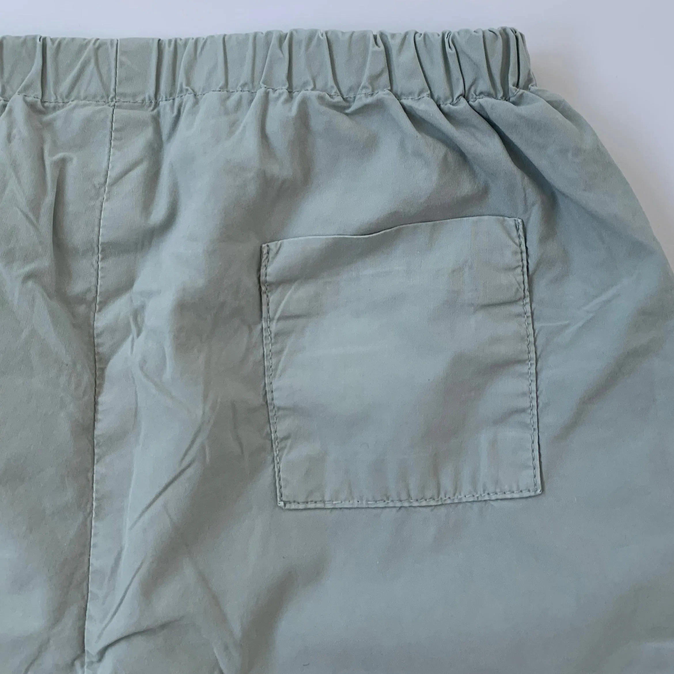 Bonpoint Duck Egg Blue Cotton Trousers: 18 Months