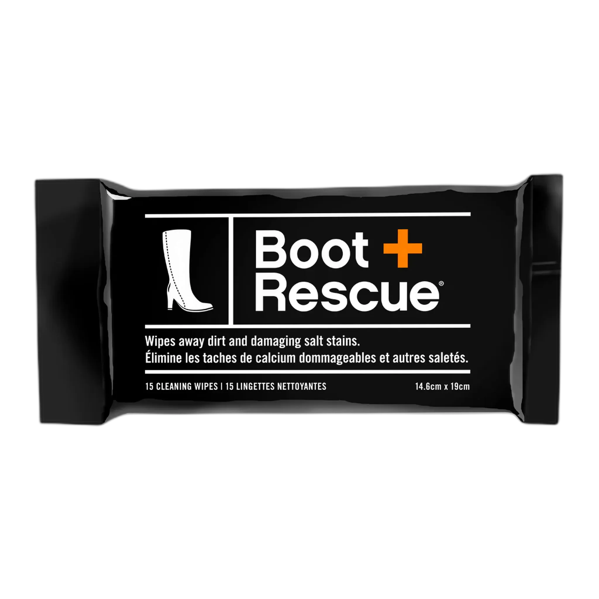 BootRescue All-Natural Boot Cleaning Wipes - Resealable Pack of 15