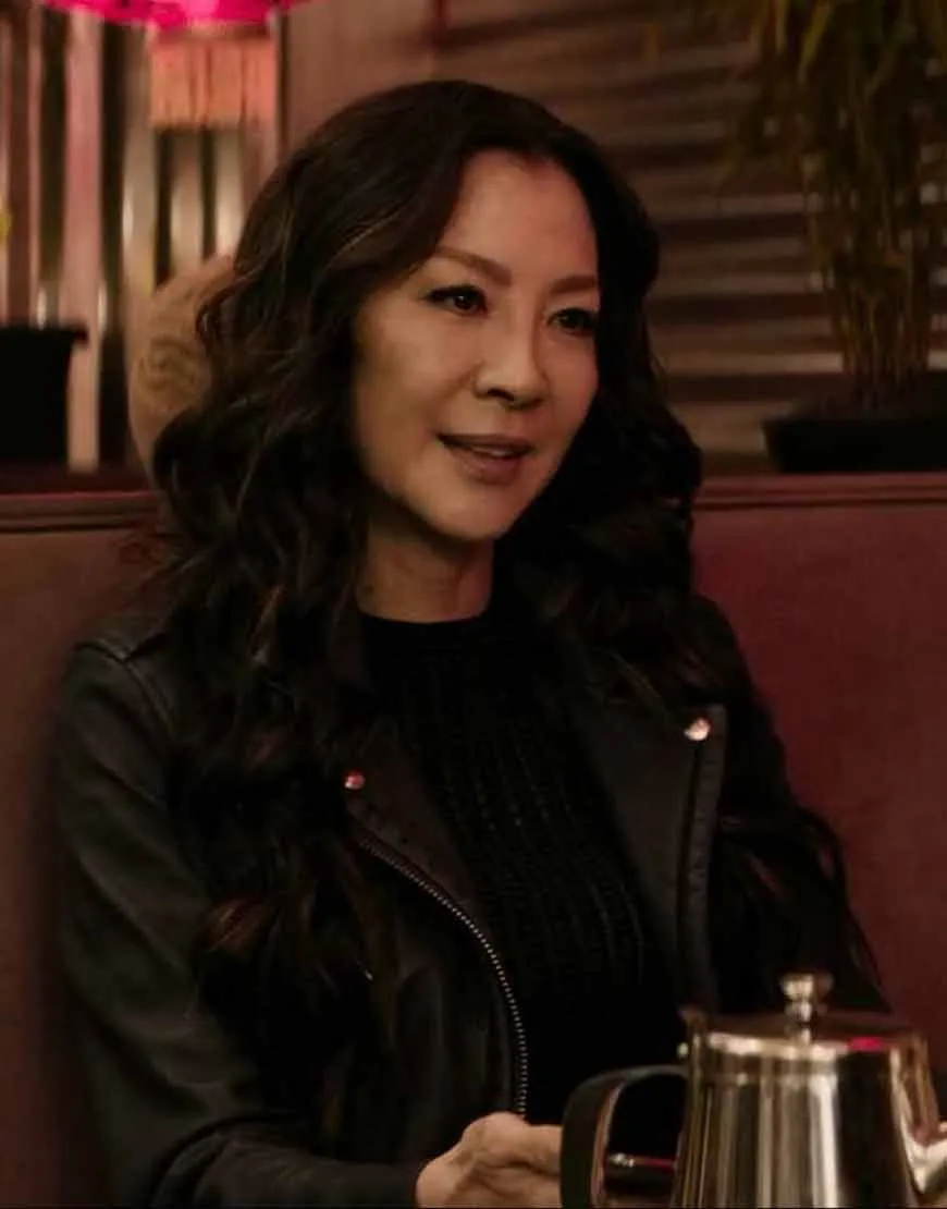 Boss Level 2021 Michelle Yeoh Leather Jacket | Ujackets.com - 40% OFF