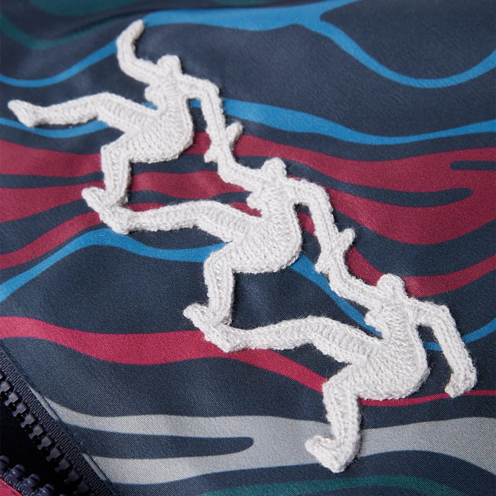 BY PARRA TRACK FLOW TRACK JACKET // NAVY BLUE