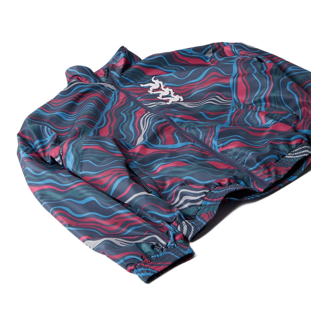 BY PARRA TRACK FLOW TRACK JACKET // NAVY BLUE