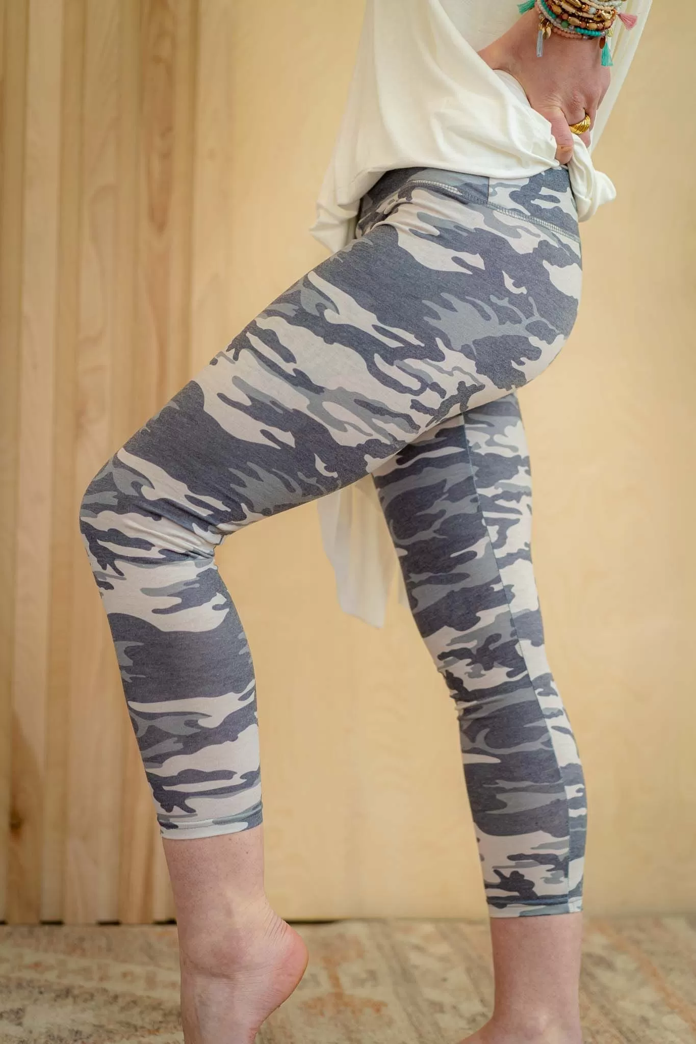 Camo Breeze Legging - Gray