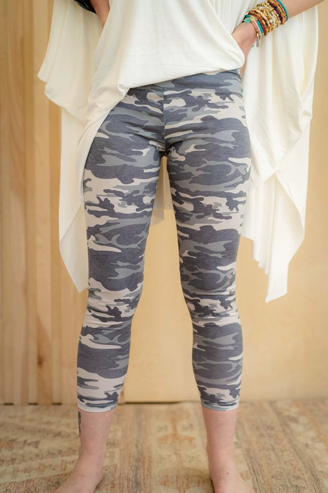 Camo Breeze Legging - Gray