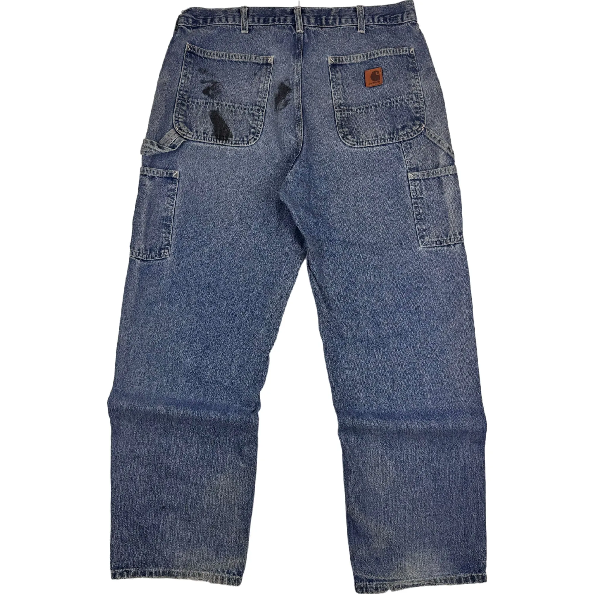 Carhartt Carpenter Denim Workwear Blue Jeans