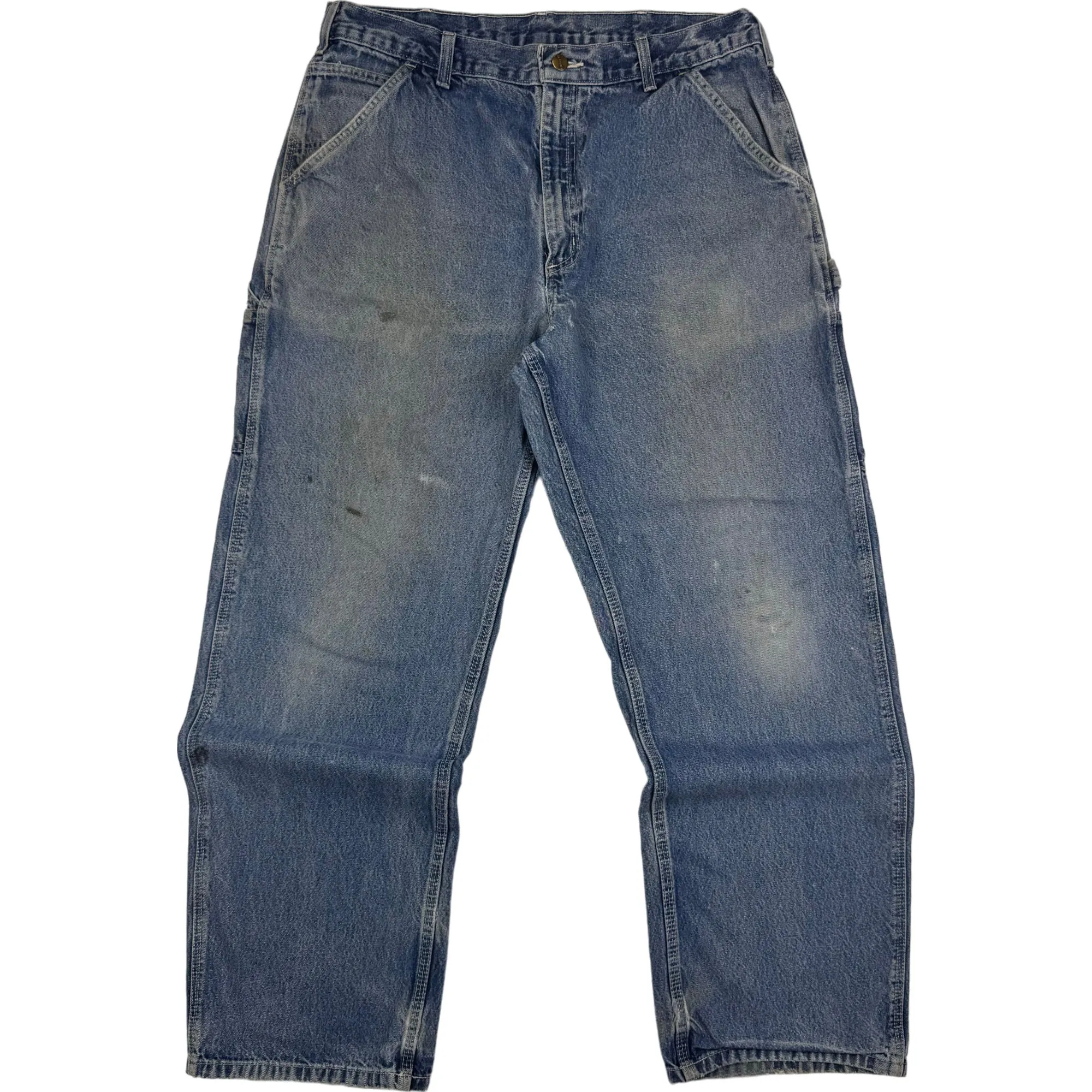 Carhartt Carpenter Denim Workwear Blue Jeans