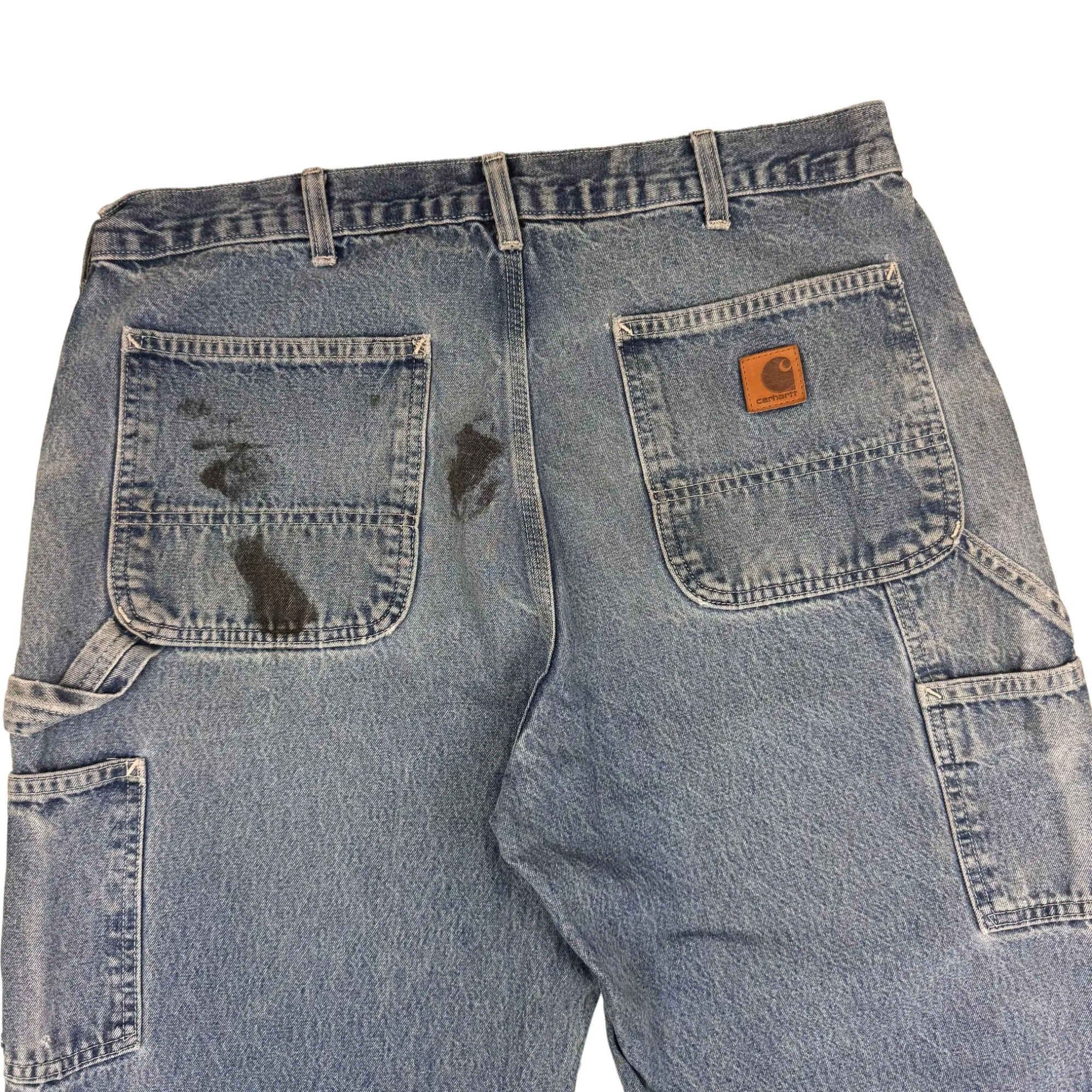 Carhartt Carpenter Denim Workwear Blue Jeans